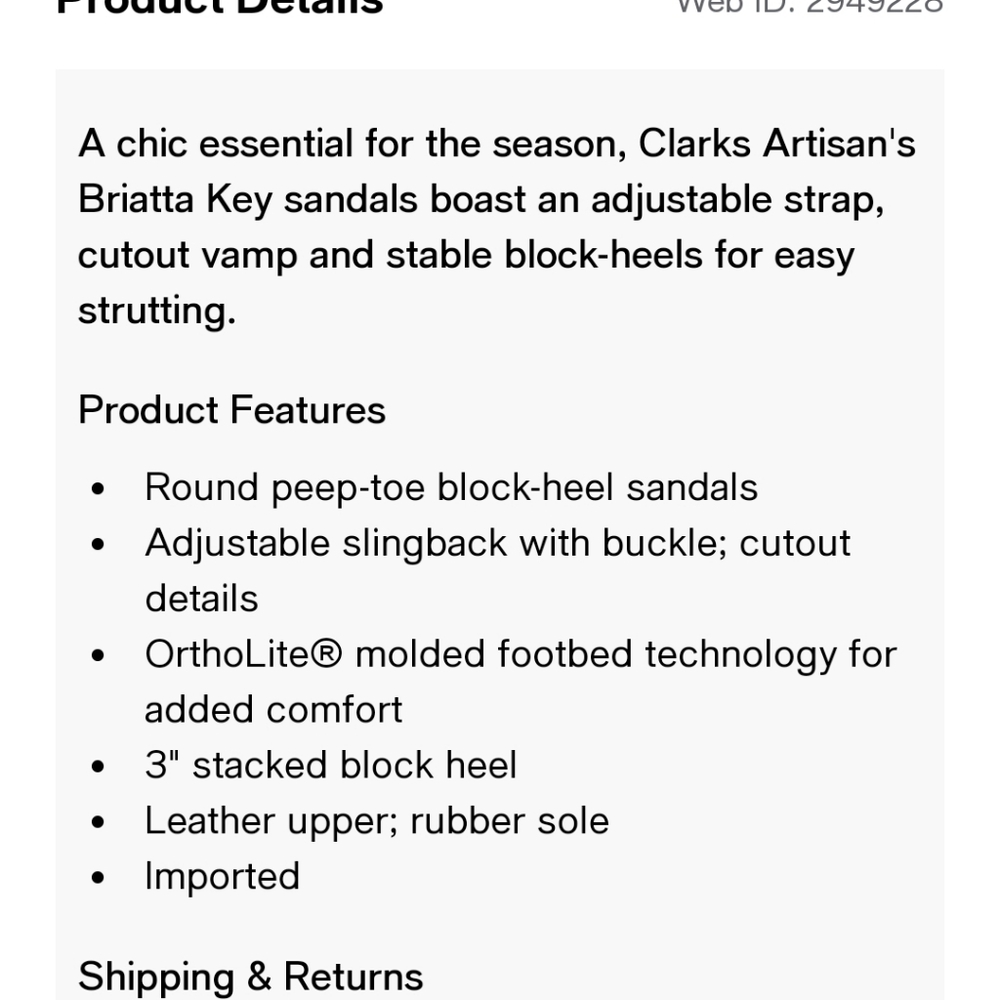 Clarks Briatta Key slingback block heels - Picture 9 of 9